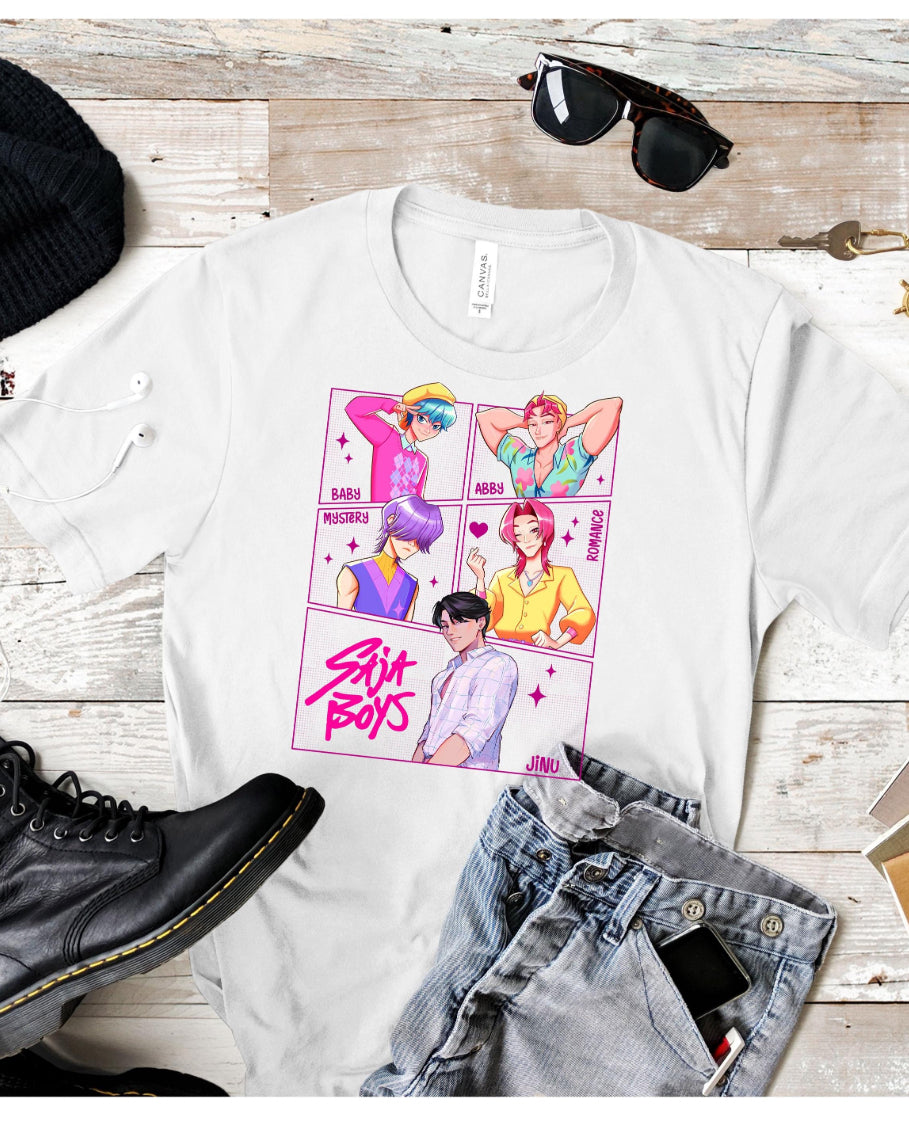 K-Pop Demon Hunters SAJA BOYS Logo Youth T-Shirt